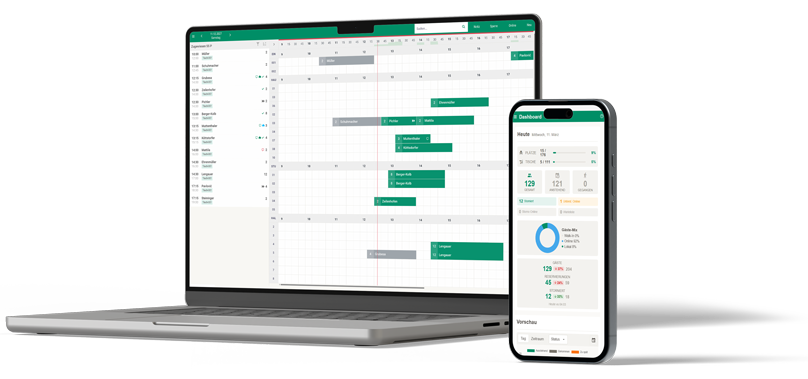tablex auf Laptop und Handy